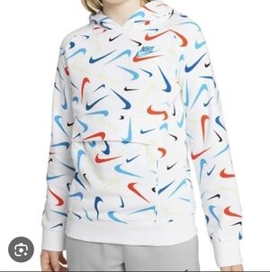 Nike Mutli Color Swoosh Hoodie